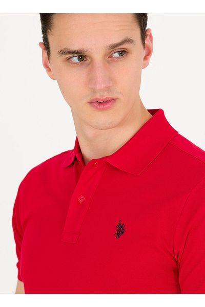 U.S. Polo Assn. Polo T-shir, Xl, Red