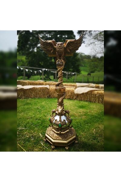 TuransoyCraft Dumbledore'un Hogwarts'taki Baykuş Kürsüsü Harry Potter (150 Cm Boyunda)