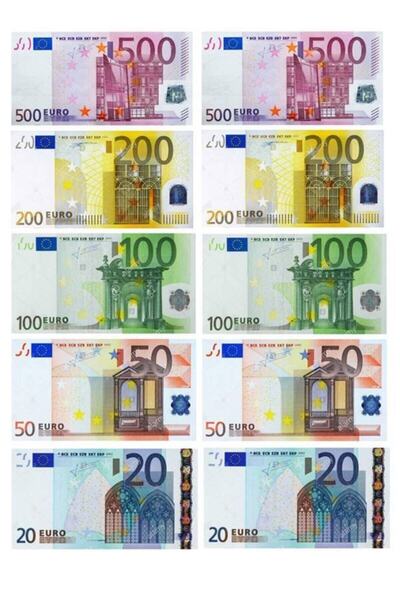 hediyehobihersey Euro Banknot Temalı Yenilebilir Resimli Pasta Üstü Şekerli K...