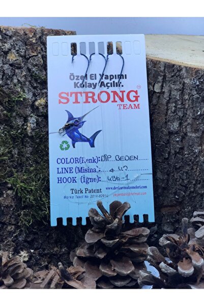 Strong Team Deniz Siyah Üçlü Dip Iğne Takımı 496 Serisi