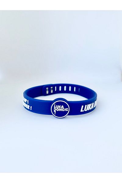 PurpleJam Luka Doncic Adjustable Blue Basketball Bracelet