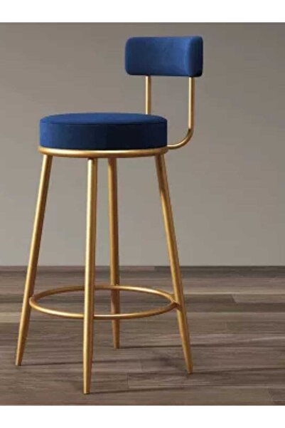 J&S QUALİTY Yeni Model, Şık Tasarım Krom Kaplama 75 Cm Bar Sandalyesi.