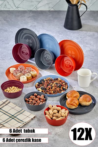 vipgross Set of 12 Snacks and Snacks - Storage Container and Serving - Nutrition Container - Picnic Set and Camping Set