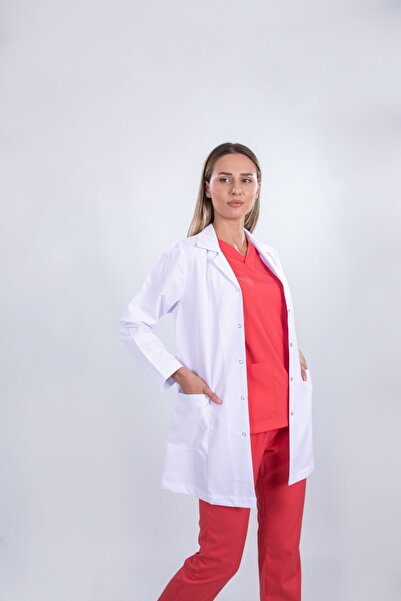 monotıp Guler mono |   Șorț de lungime medie, șorț de medic, mânecă lungă