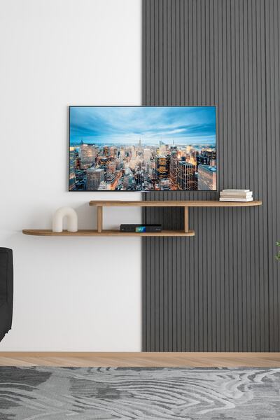 SCB Mobilya Bobb Tv Duvar Rafı