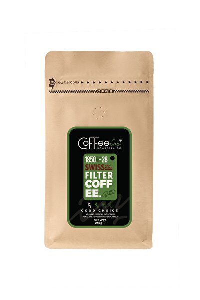 Coffeein Swiss Chocolate (İSVİÇRE ÇİKOLATA) Filtre Kahve Yüksek Aroma Orta Kavrum 250 gr