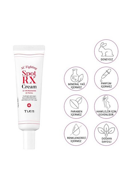 TİAM TIAM AC Fighting Spot Rx Cream 30g - Krém proti skvrnám po akné