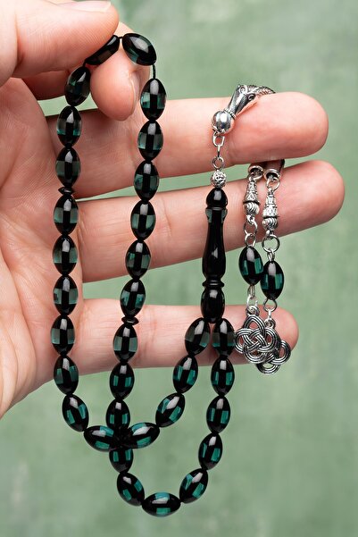 OTTOTESBİH Ανδρικό ροζάριο Δώρο Ροζάριο Πούδρα κεχριμπαρένιο ροζάριο