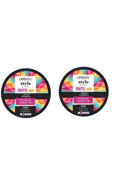 Urban Care Style Guide Matte Wax Mat Görünüm Saç Şekillendirici Wax 100ml X 2...