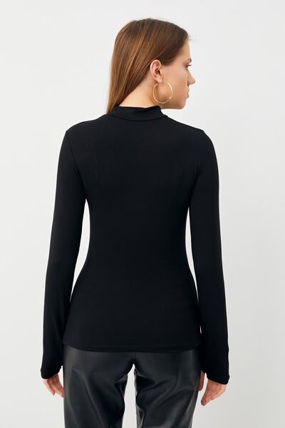 Ladima جسم نسائي بني مرير وأسود وأبيض بتفاصيل الإصبع مكون من 3 قطع