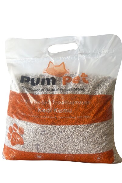 Pumice World Pum Pet Topaklaşmaz Kedi Kumu Kokusuz Kalın(1-7MM) Tane Topaklan...
