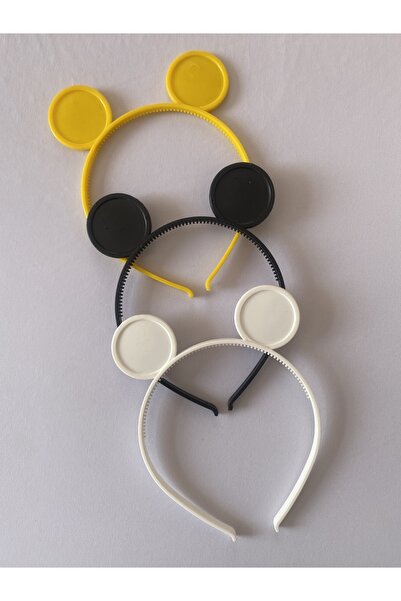 MAKSESUAR Çocuk 3 Adet Mickey Mouse Taç