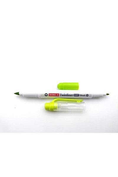 donga mygel Soft Brush Tip Double Sided Brush - Lime Green 231993   / Dong-A