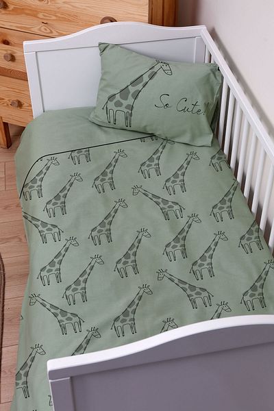 Tuğba Kuğu Linen Duvet Cover Set - Single (160x220)