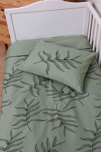Tuğba Kuğu Linen Duvet Cover Set - Single (160x220)