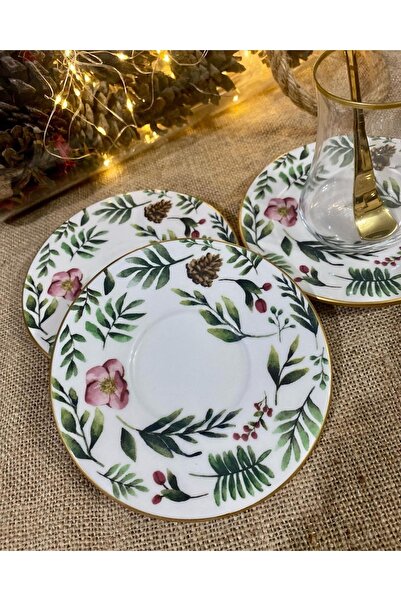 Dame Marie Leaf Desen 6 Kişilik 18 Parça Çay Seti