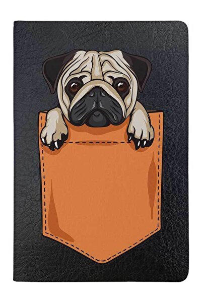 Cekuonline الصلصال نمط جيب جلد الحيوانات الأليفة - جواز سفر القط الكلب وحقيبة...