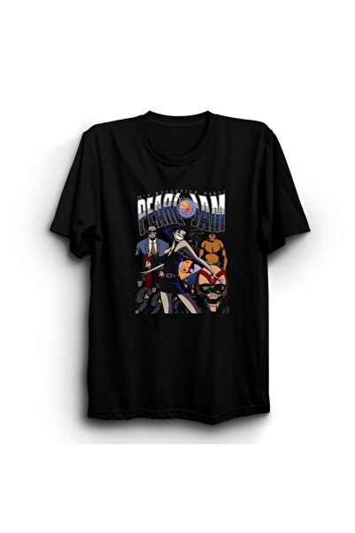 The Fame Tricou Pearl Jam, Cartoon, Rock Metal Band