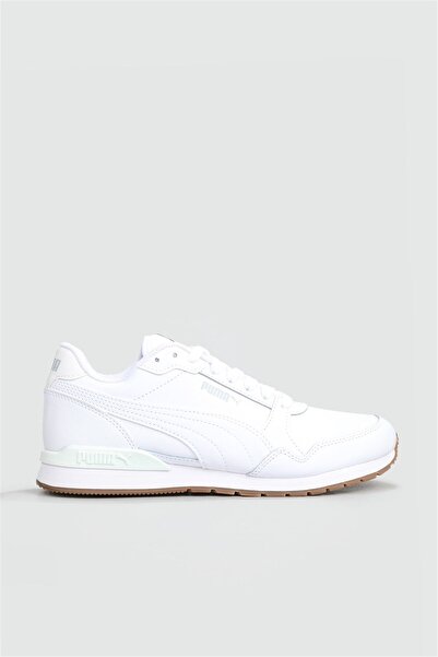 Puma St Runner V2 L - Women's Leather White Sports Shoes -384855 05