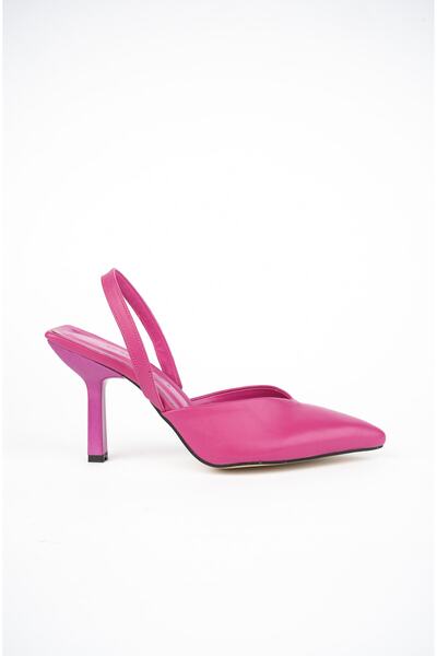 Buem Back Strap Heeled Women's Shoes