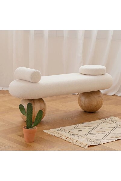 PUFHOME Goss Tedy Rustik Top Bench