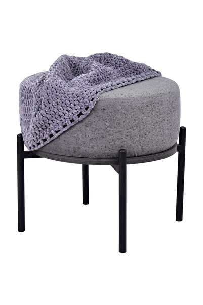 VİLİNZE Otto Fonksiyonel Sehpalı Wellsoft Örgü Kılıflı Puf