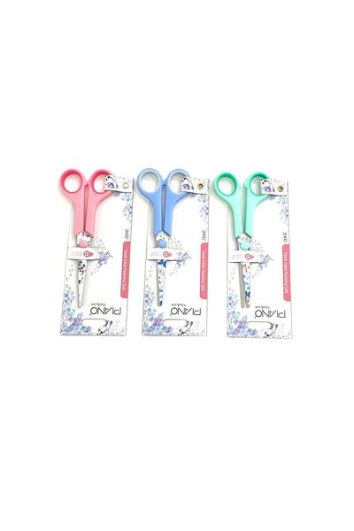 Timon Piano Patterned Office Scissors 15.5 Cm (1 Piece)
