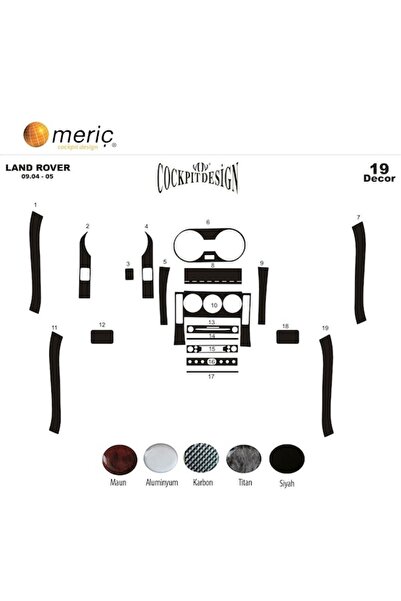 meriç cockpit design ميريتش ®   لاند روفر فريلاندر تنجيد صندوق اليد الأمامي م...