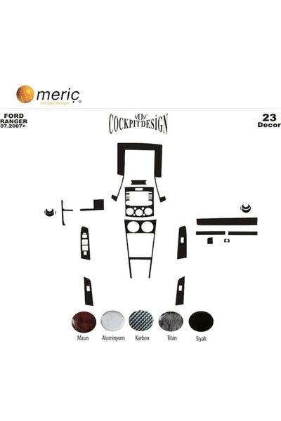 meriç cockpit design ميريتش ®   فورد رينجر تنجيد أمامي أسود لامع 23 قطعة 2006...