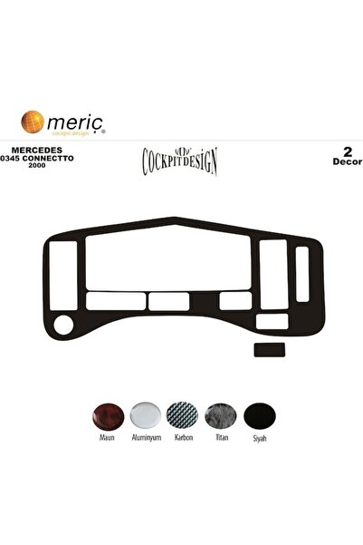 meriç cockpit design ميريتش ®   مرسيدس كونكتو 0345k توربيدو أمامي مطلي بالكرب...