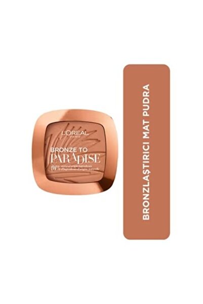 L'Oreal Paris Bronze To Paradise Mat Bronzlaştırıcı Pudra 03 Back To Bronze