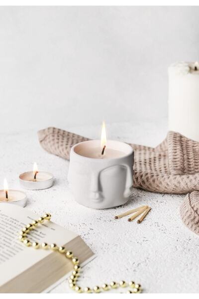 Genel Markalar Dekoratif Vazo Mumluk Lavanta Kokulu Mum