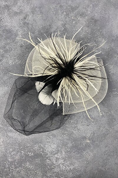 Genel Markalar Gelinlere Özel Siyah Grek Tüllü Vualet Parti Ve Nikah Şapkası ...