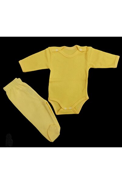 özdemirli bebe Long Sleeve Baby Bodysuit with Snap Fasteners and Solid Color ...