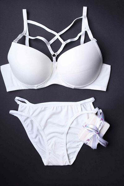 Kadınle Thin Stripe Underwear Set