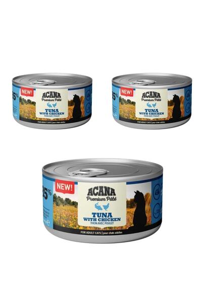 Acana Neo Pet Market Premium Pate (ezme) Tuna Balıklı Ve Tavuklu Kedi Konserv...