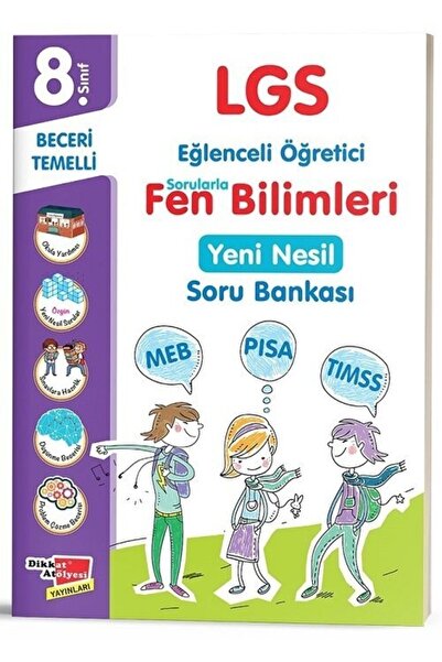 Dikkat Atölyesi Yayınları Dikkat Atölyesi 8. Sınıf Lgs Fen Bilimleri Beceri T...