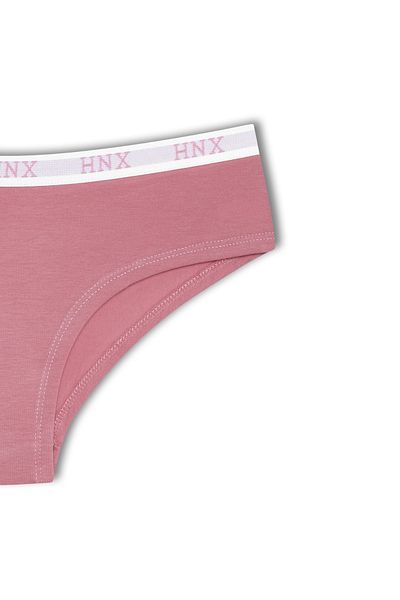 HNX Chiloți de damă hipster, din bumbac, jacquard, elastic elastic
