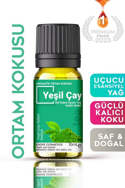 Cem Cosmetics Oda Ofis Ev Kokusu 10ml Yeşil Çay Aromatik Saf Esansiyel Uçucu ...