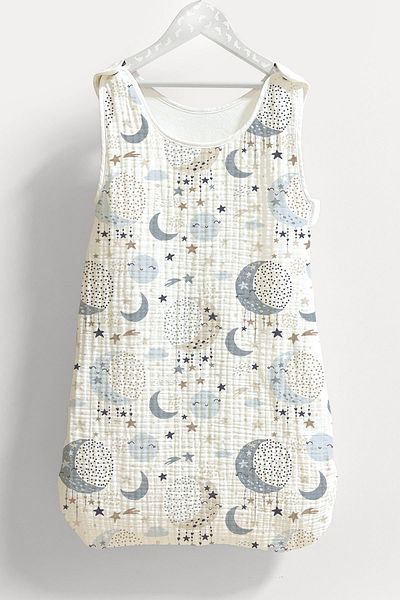Tuğba Kuğu 4 Layers Muslin Baby Sleeping Bag (0-18 MONTHS) - Moon And Sky