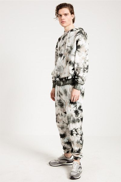 JAHR MARC Γκρι Tie-dye Washed Oversize Ανδρικό Jogger
