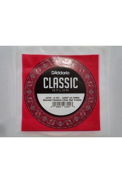Daddario Daddari j2701 classical guitar single string, classic nylon, normal tension