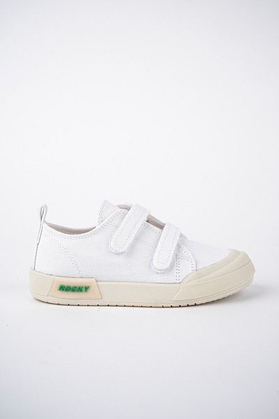 Moda Kadıköy Children's White Linen Lighted Orthopedic Sports Shoes
