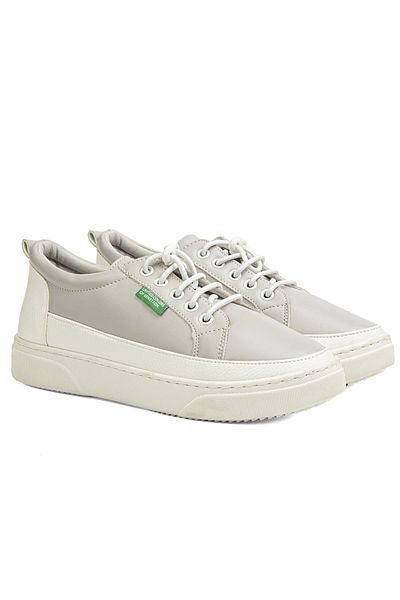 Benetton Fyd ® |   Bn-30366 - 3441 Γκρι - Γυναικεία αθλητικά παπούτσια LOG INVEST 969213