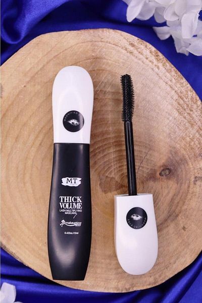 Makeuptime Thick Volume Black and White Packaged Mascara