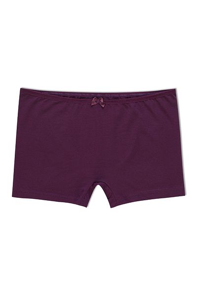 HNX Purple Cotton Women's Tights Shorts
