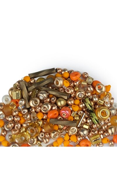 Prestij Boncuk Miyuki Altın Rengi Tonları Karışık Boncuk