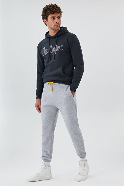 Lee Cooper Vıctors Erkek Eşofman Alt Gri Melanj