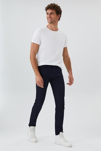 Lee Cooper Мъжки плетен панталон Jagger Chester, тъмносин