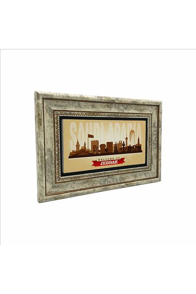 Sadrazam Pictură cu piatră naturală imprimată Arabia Saudită 20cmx30cm Drg-042